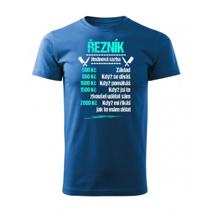 Tričko Řezník - sazba